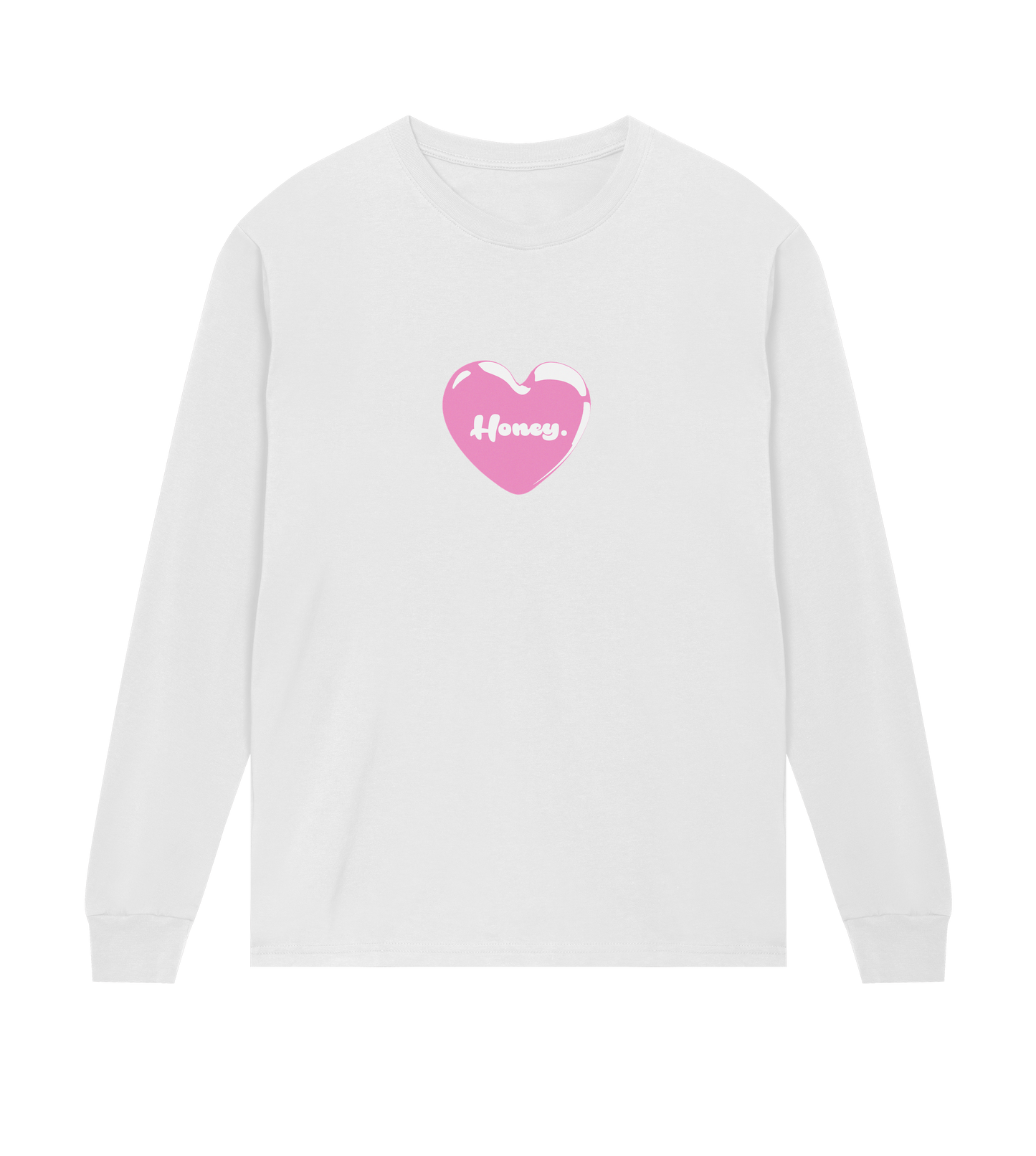 Honey. Long sleeve t-shirt Heart