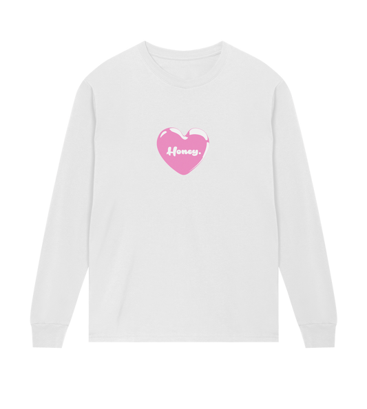 Honey. Long sleeve t-shirt Heart